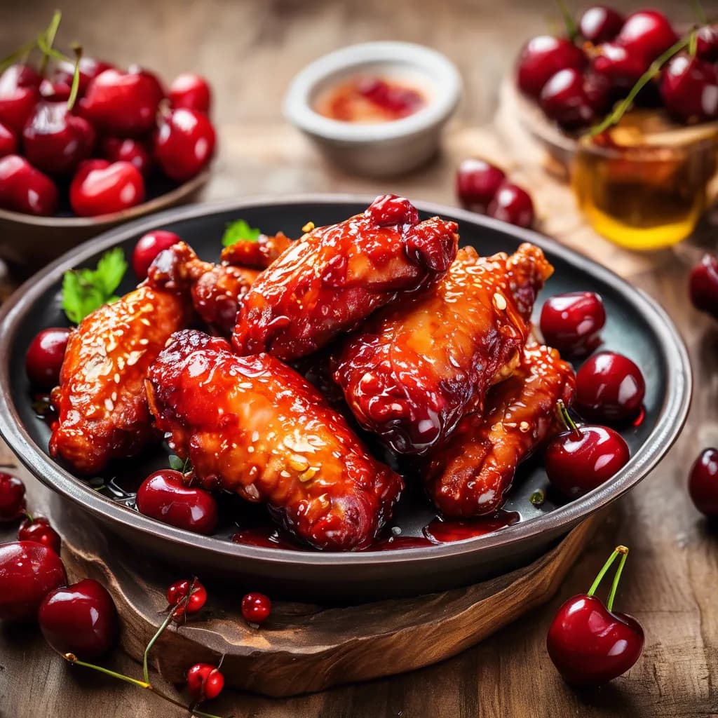 Cherry Chicken Wings